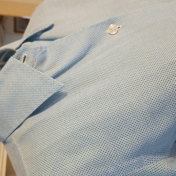 Borrelli blue button down shirt - Picture 3 of 10